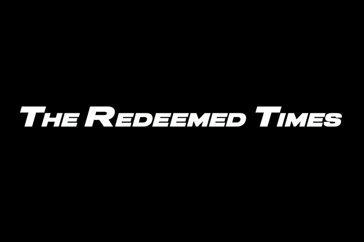 The Redeemed Times Black Header